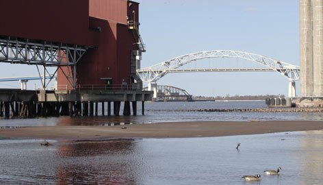 St. Louis Bay in Superior, Wis.