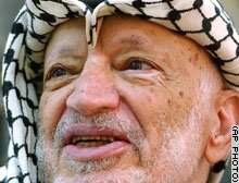 Photo: Palestinian Authority President Yasser Arafat