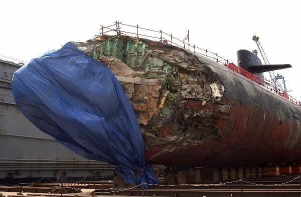 Photo: Damaged US Submarine